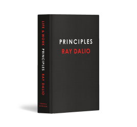 English edition book cover of Principles Life and Work by Ray Dalio